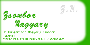 zsombor magyary business card